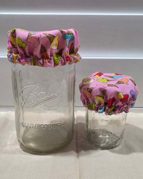 Ice Cream Reversible Jar Cover - Summer Collection