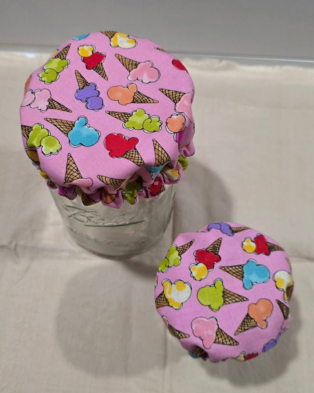 Ice Cream Reversible Jar Cover - Summer Collection